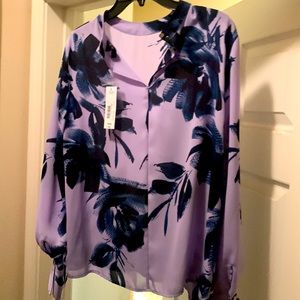 Medium Rae FLRL Purple Top
